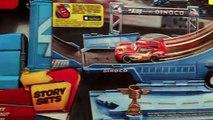 NEW 2016 Cars Drop and Jump Gray STORY SETS - Disney Pixar Cars Dinoco Hauler Mcqueen The King