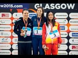 Women's 400m Freestyle S11 | Victory Ceremony | 2015 IPC Swimming World Championships Glasgow
