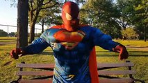 HULK Transforms Into RED HULK w/ SPIDERMAN - Spider-man Last Stand IRL - Superheroes - Marvel