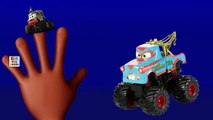 Finger Family Lightning McQueen and Disney Monster Cars Finger Family Nursery Songs