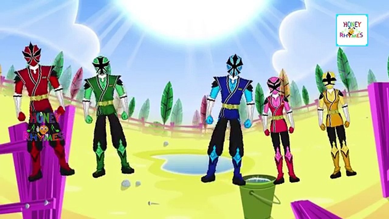 Cartoon Finger Family Power Rangers and Pokoyo Animation Finger Family Nursery Rhymes for Children