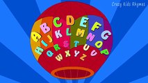 A for Apple B for Ball Nursery Rhyme - Phonics Song for Children