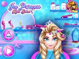Ледяная принцесса парикмахерская игры , хорошая игра для детей , лучшая игра для детей , игра для детей