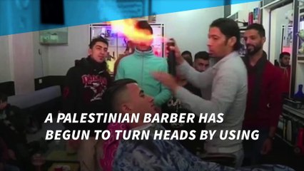 Style it like it's hot! Barber offers flaming hot hair straightening