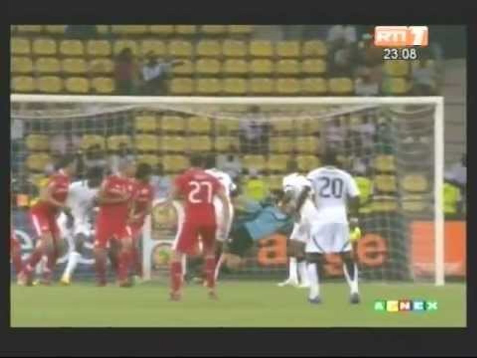 CAN 2012/Quart de finale. Temps forts du match Ghana - Tunisie (2-1)