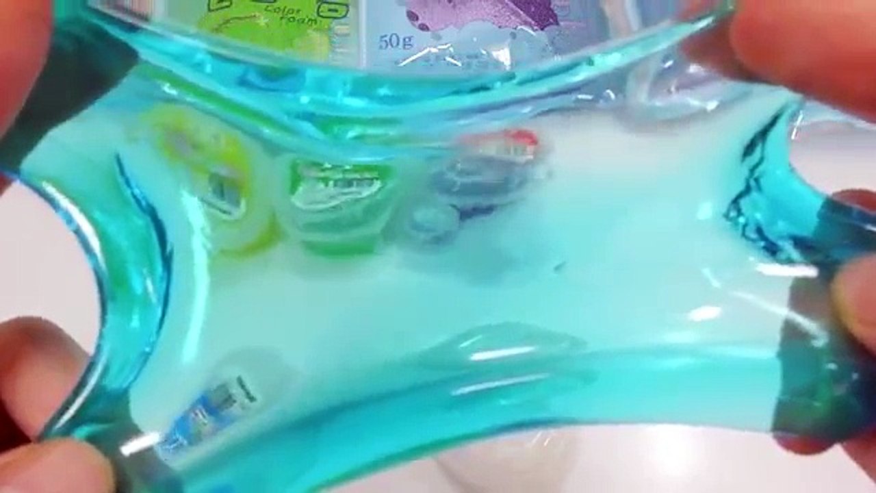 DIY How To Make Color Cheese Stick Slime Foam Clay 칼라 치즈스틱 액체괴물 만들기!! 액괴 흐르는 점토 슬라임 팜팜