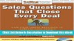[Read Book] Sales Questions That Close Every Deal: 1,000 Field-Tested Questions to Increase Your