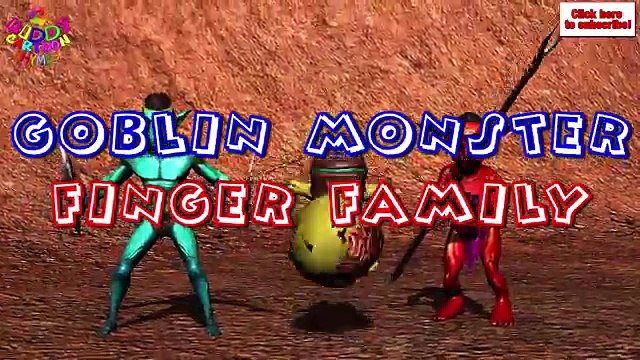 Scary Goblin Monster Finger Family | Scary & Spooky Finger Family Songs For Halloween