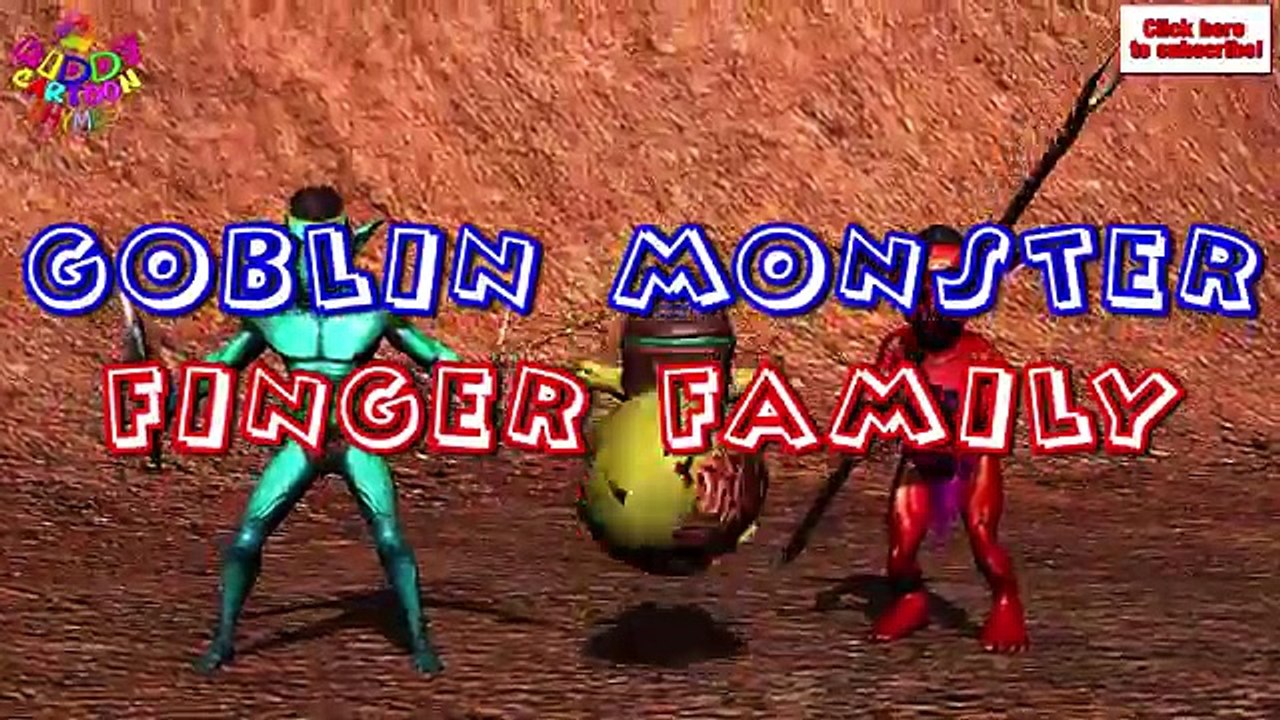 Scary Goblin Monster Finger Family | Scary & Spooky Finger Family Songs For Halloween