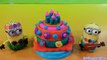 How to make Playdoh cake MsDisneyReviews Despicable me Minnions collection