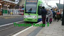 Tramlink Route 3 West Croydon to Sandilands Bombardier CR4000 2532