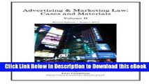 EPUB Download Advertising and Marketing Law: Cases and Materials (Volume 2) Kindle