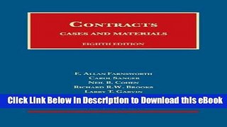 DOWNLOAD Cases and Materials on Contracts (University Casebook Series) Mobi