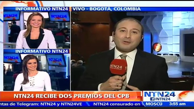 NTN24 gana premios del Círculo de Periodistas de Bogotá en las categorías Libertad de Expresión y Corresponsal