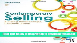 DOWNLOAD Contemporary Selling: Building Relationships, Creating Value - 4th edition Mobi