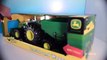 Play Doh Construction Pallets for John Deere Monster Tractor Collect Pallets on Farm