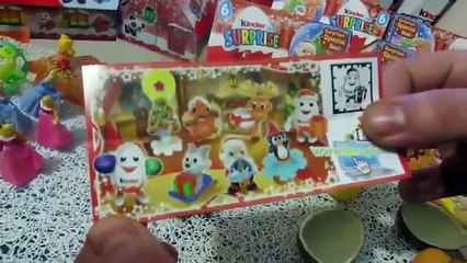 Киндер-сюрприз яйца , новогодние игрушки персонажами выпуск 3 , киндер сюрприз распаковка яиц BgnuAwQ