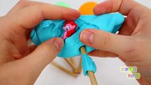 Play doh Lollipop Surprise Eggs Toys Shopkins Minions Frozen MLP Lalaloopsy Minecraft