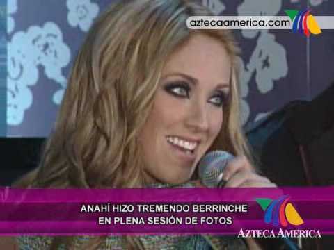 Anahi hace berrinche en sesion de fotos