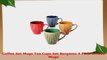Coffee Set Mugs Tea Cups Stoneware Set of 4 175 Oz in Assorted Colors Ideal for Any Hot e0f60708