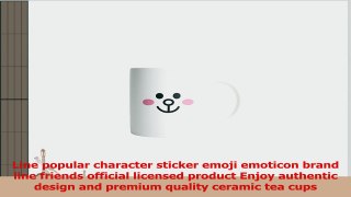 Line Character Cony Two Face Unique Couples Ceramic Coffee Mug Cup Perfect for Wedding 5f805a14