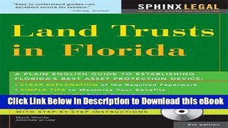 [Read Book] Land Trusts in Florida with CD, 8E Online PDF