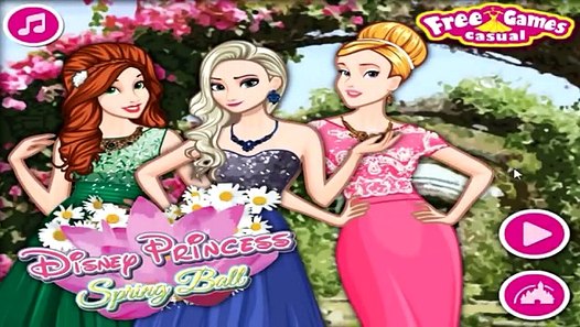 Disney Princess Spring Ball - Disney Princess Games - HD 