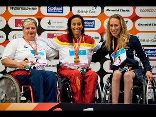 Women's 50m Backstroke S5 | Victory Ceremony | 2015 IPC Swimming World Championships Glasgow