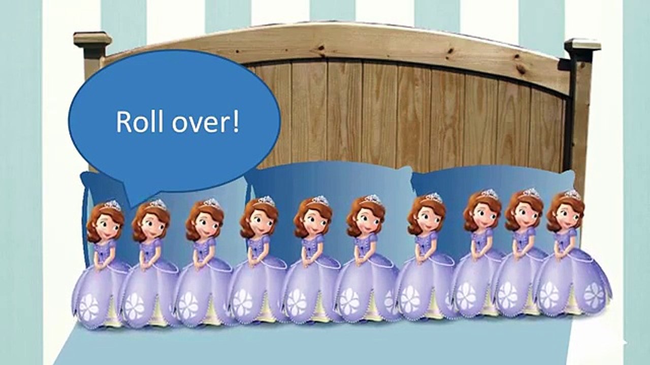 Princess Sofia the First Ten in the Bed Nursery Rhyme Kids Song Disney Junior