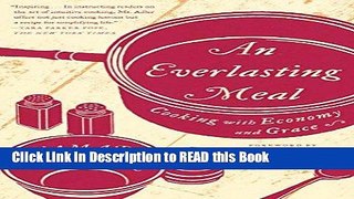 PDF Online An Everlasting Meal: Cooking with Economy and Grace ePub Online