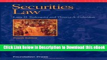 [Read Book] Securities Law, 4th (Concepts   Insights) (Concepts and Insights) Mobi
