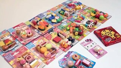 Моя коллекция Резинки IWAKO Японские Резинки интересная коллекция Eraser