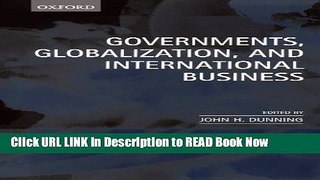 [Popular Books] Governments, Globalization, and International Business Full Online