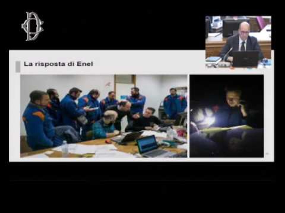 Roma -  Terremoto e maltempo Italia centrale, audizione Enel e Terna (09.02.17)