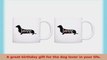 Dog Lover Gifts Dachshund Love Dog Paw Prints Wiener Dog 2 Pack Gift Coffee Mugs Tea Cups 0626cc27