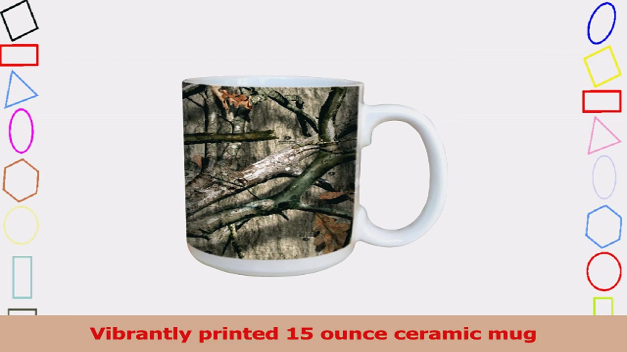 TreeFree Greetings 79619 Treestand Pattern by Mossy Oak Camo 15Ounce Ceramic Mug with 911f7106