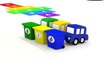 Dessin animé. 4 voitures colorées : une nouvelle COURSE. Vidéo 3D pour enfants #apprendrel