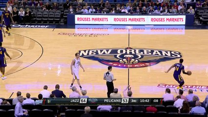 Rudy Gobert HUGE Rejection, Sends it to Half Court!-ylvRXJz2QCM