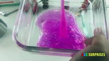 LEARN Color Pink for Kids with Slime How to make Slime Egg Surprise Toys Shopkins Disney Cars Toys