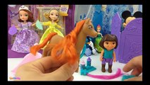Nickelodeon Dora The Explorer: Dora Pony Salon Sofia The First Disney Frozen Anna and Elsa