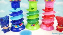 PJ Masks Gumball Machine Best Learning Video to Learn Colors for Kids Toddlers
