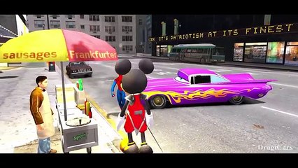 Mickey Mouse & Spiderman Nursery Rhymes Disney Pixar Cars Ramone Children Songs