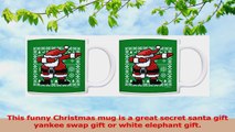 Dabbing Santa Ugly Christmas Sweater Party White Elephant 2 Pack Gift Coffee Mugs Tea Cups 15ec477b
