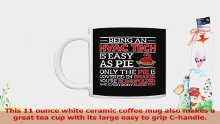 HVAC Tech Gifts Being an HVAC Tech is Easy as Pie Funny 2 Pack Gift Coffee Mugs Tea Cups cb910ad8