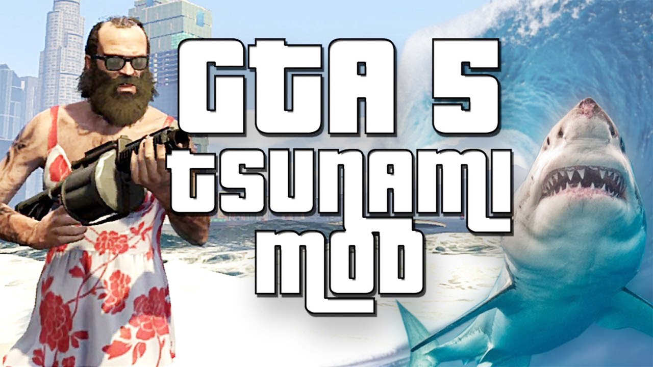 GTA 5 TSUNAMI MOD - NO WATER, PART #3 (GTA 5 Funny Moments)
