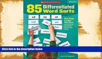 Read Online 85 Differentiated Word Sorts: One-Page Leveled Word Sorts for Building Decoding