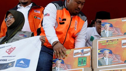 De l'aide venue de Malaisie pour les Rohingyas