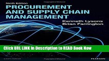 [Popular Books] Procurement   Supply Chain Management, 9th ed. FULL eBook