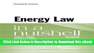 DOWNLOAD Energy Law in a Nutshell (Nutshells) Mobi