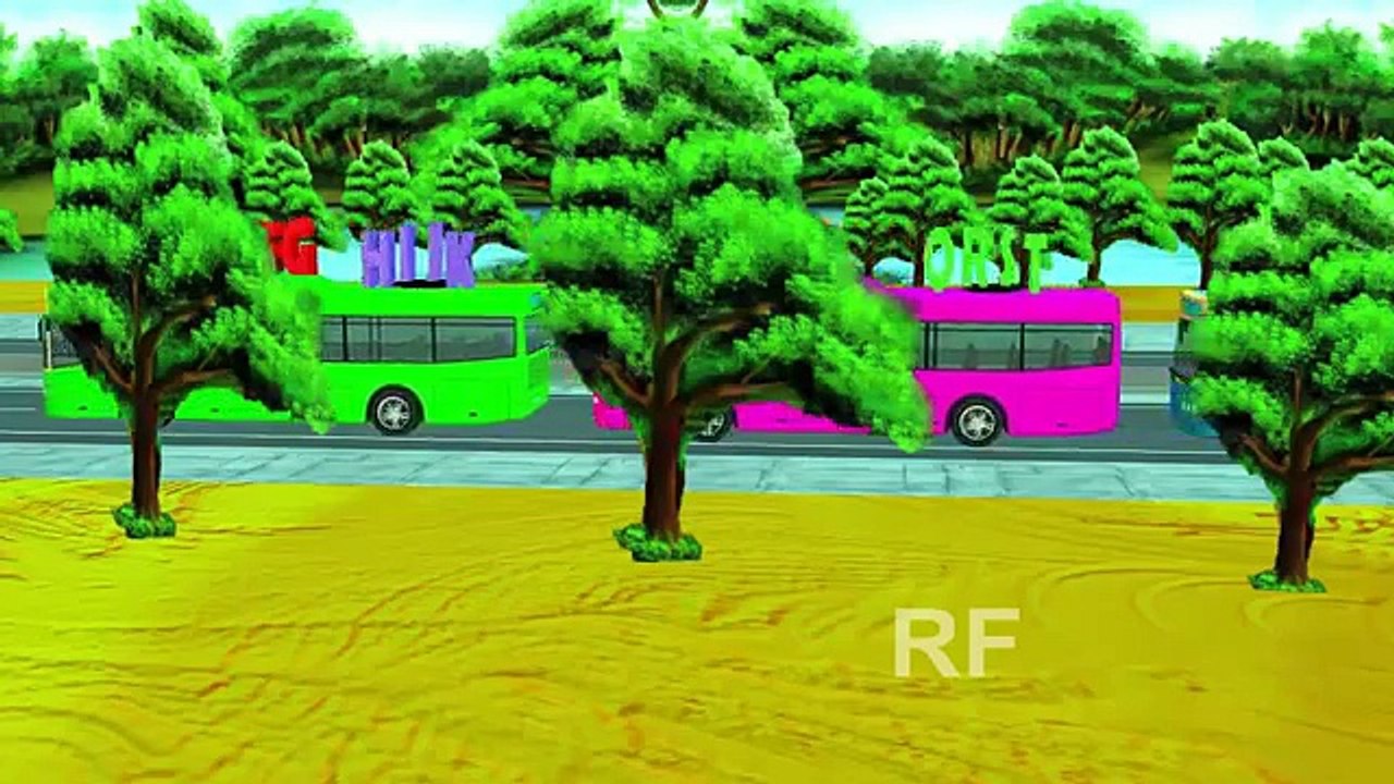 АВСD детскую автобусе Rhymes Детские песни | песни для детей, ABC песни автобус
